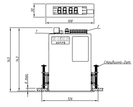 Габаритные размеры МТМ502-02