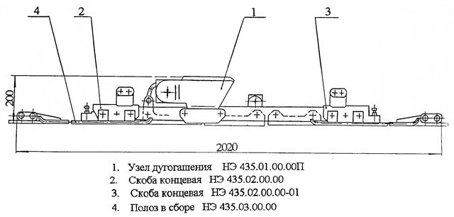 Размеры и конструкция изоляторов секционных СИТ-6ДП НЭ.435.00.00.00П